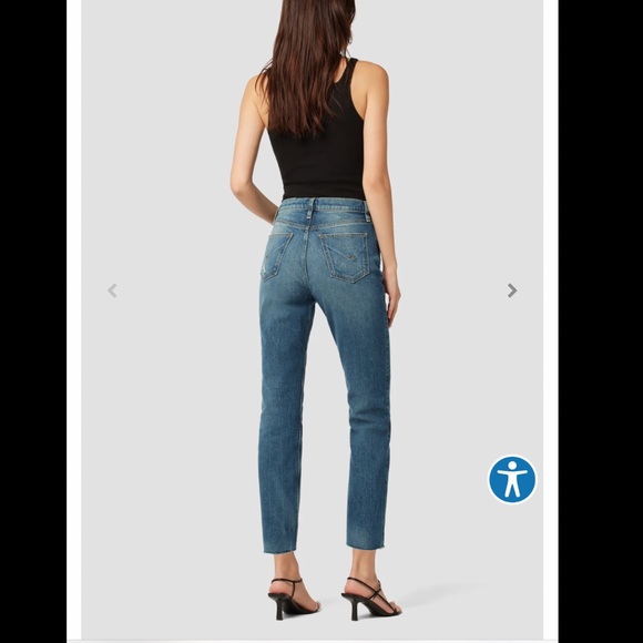 HUDSON Holly High-Rise Straight Crop Jean - Picture 2 of 7